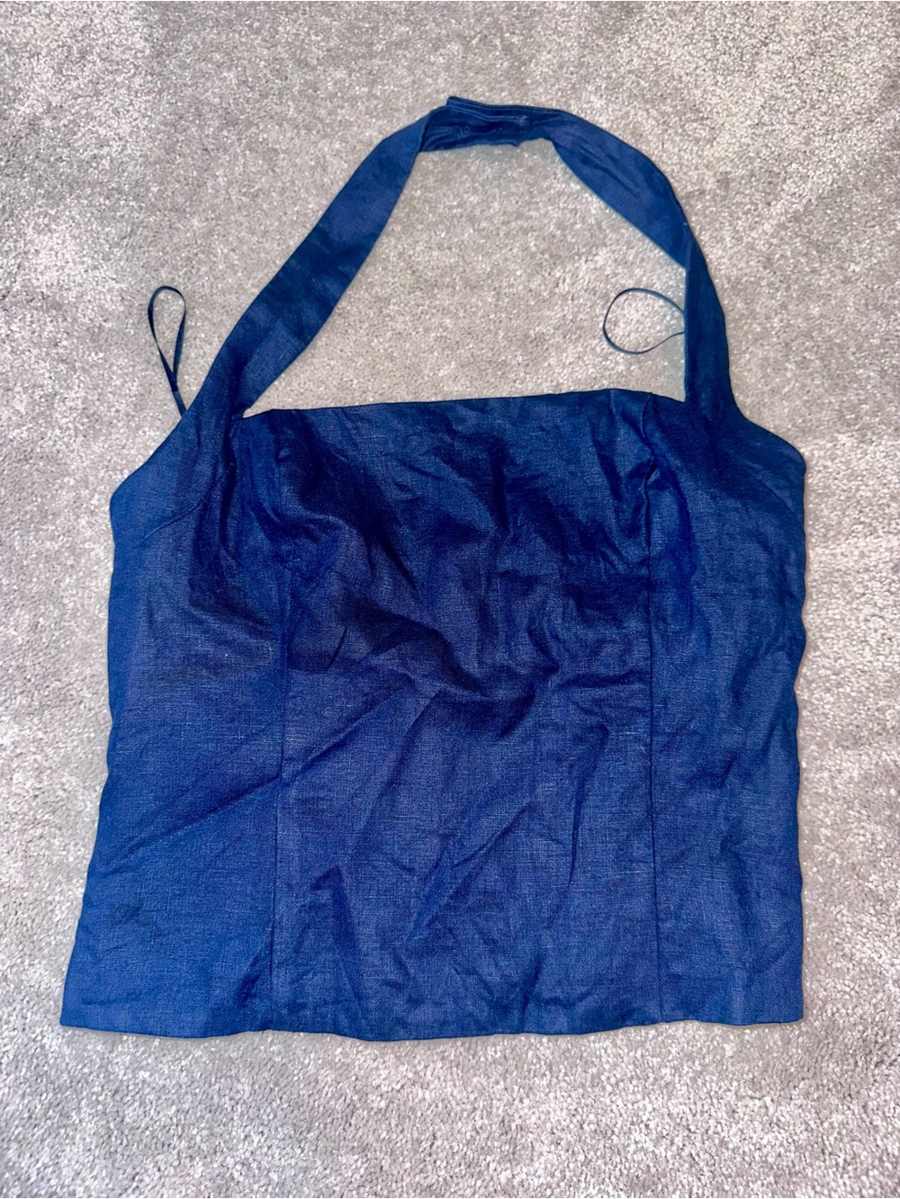 Aritzia Classic Navy Women's Halter Top